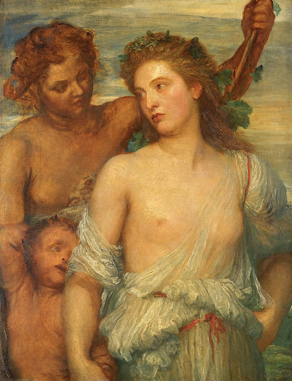 A Bacchante by George Frederic Watts | Oil Painting Reproduction
