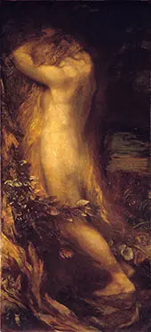 Eve Repentant By George Frederic Watts