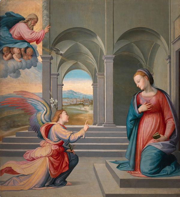 The Annunciation by Fra Paolino da Pistoia | Oil Painting Reproduction