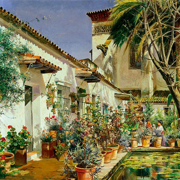 Oil Painting Reproductions of Manuel Garcia y Rodriguez