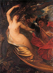 Orlando Pursuing The Fata Morgana By George Frederic Watts