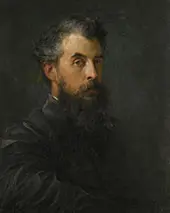 Portrait of a Gentleman Possibly Wilfred Scawen Blunt By George Frederic Watts