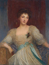 Portrait of Norah Bourke By George Frederic Watts