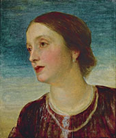 Portrait of The Countess Somers By George Frederic Watts