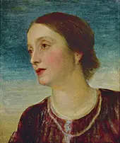 Portrait of The Countess Somers By George Frederic Watts
