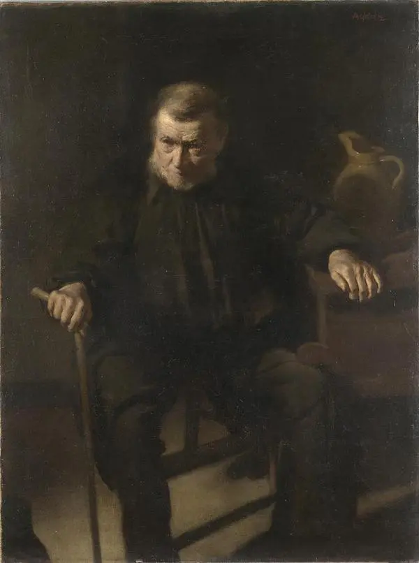 A Peasant of Pace 1908 By Max Meldrum