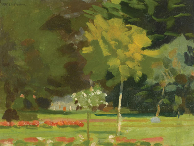 Ballarat Gardens Golden Ash 1923 | Oil Painting Reproduction