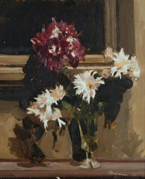 Chrysanthemum's 1943 by Max Meldrum | Oil Painting Reproduction