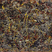 Number 5 1948 Square Format By Jackson Pollock (Inspired By)