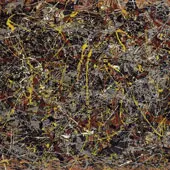 Number 5 1948 Square Format By Jackson Pollock (Inspired By)