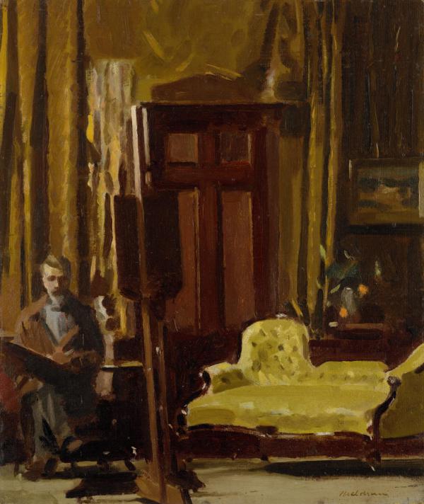 Interior c1943 by Max Meldrum | Oil Painting Reproduction