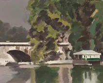 Le Pont Royal Paris c1929 By Max Meldrum