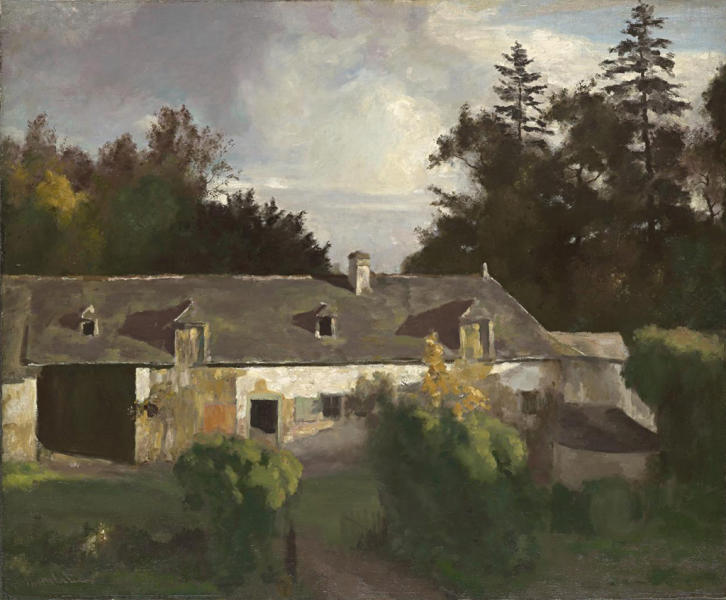 Picherit's Farm c1910 by Max Meldrum | Oil Painting Reproduction