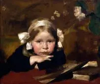 Portrait of Ida c1910 By Max Meldrum