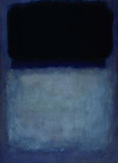 Untitled Green on Blue 1956 By Mark Rothko (Inspired By)