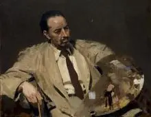 Portrait of John Farmer 1936 By Max Meldrum