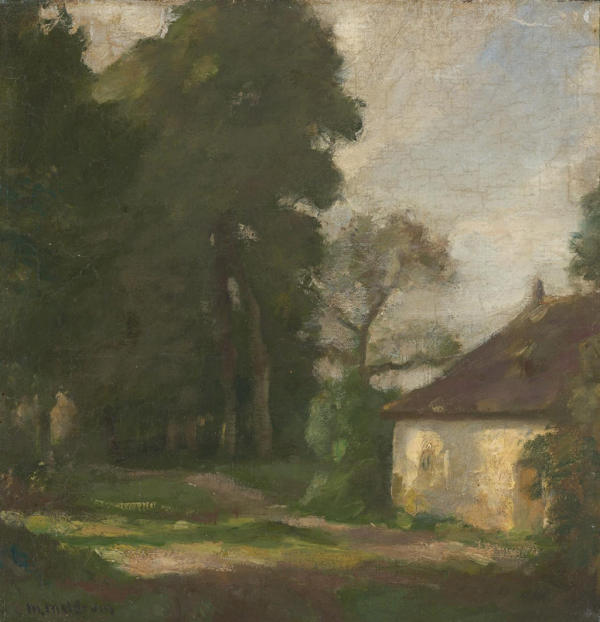 Study for Picherit's Farm c1910 by Max Meldrum | Oil Painting Reproduction