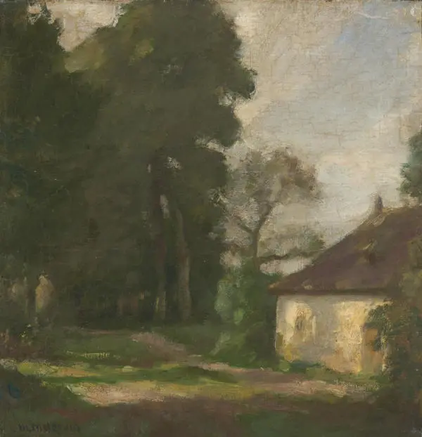 Study for Picherit's Farm c1910 By Max Meldrum