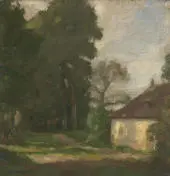 Study for Picherit's Farm c1910 By Max Meldrum