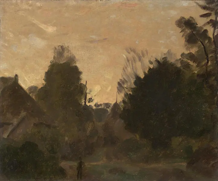 Sunrise c1910 By Max Meldrum
