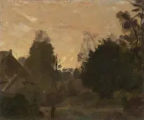 Sunrise c1910 By Max Meldrum
