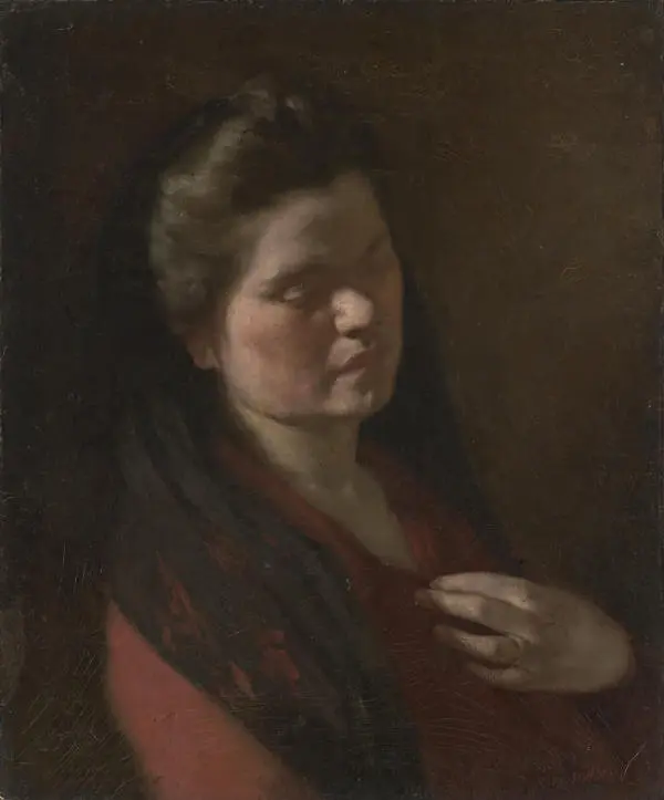 The Artist's Wife 1916 By Max Meldrum