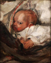 Bundled Baby 1890 By Otto Stark