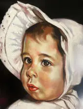 Child Portrait By Otto Stark
