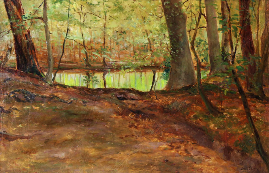 Woodland Pond by Otto Stark | Oil Painting Reproduction
