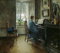 At My House 1887 By Harriet Backer