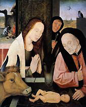 Adoration Of The Child Detail By Hieronymus Bosch