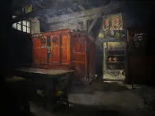 Breton Interior 1882 By Harriet Backer