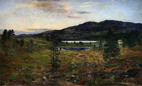 Einundfjell 1897 By Harriet Backer