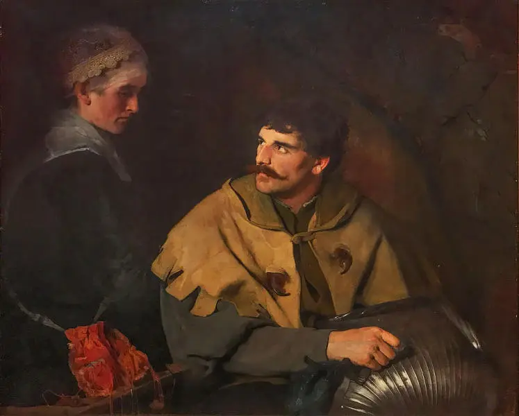 In the Servants Hall 1877 By Harriet Backer