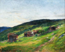 Landscape Eggeda 1888 By Harriet Backer
