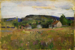 Landscape from Baerum 1890 By Harriet Backer