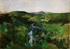 Landscape from Foldalen 1894 By Harriet Backer