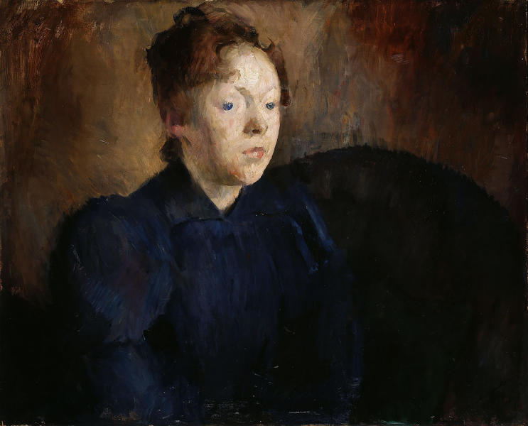 Portrait of Nenna Janson Nagel 1892 | Oil Painting Reproduction