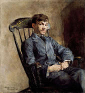 Portrait of the Composer Johan Backer Lunde 1896 By Harriet Backer