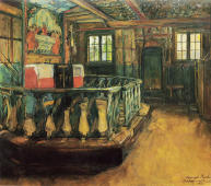The Altar at Uvdal Stave Church 1909 By Harriet Backer