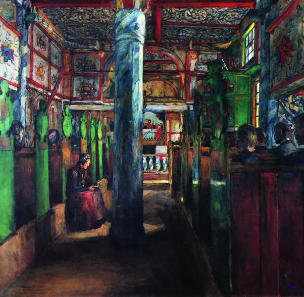 Uvdal Stave Church 1909 By Harriet Backer