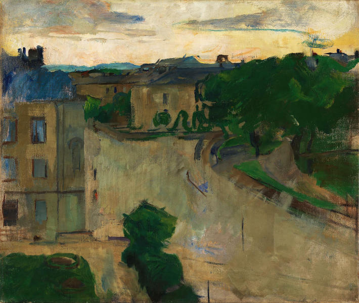 View from my Balcony Hansteensgate 1915 | Oil Painting Reproduction