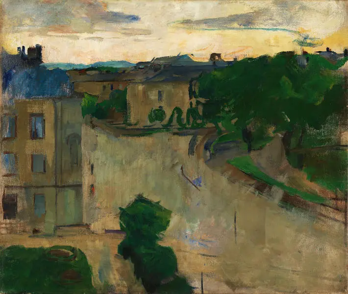 View from my Balcony Hansteensgate 1915 By Harriet Backer