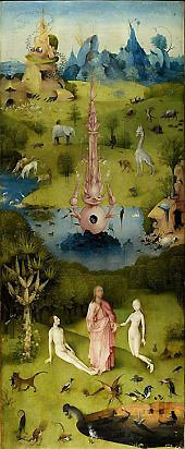 The Garden of Earthly Delights Panel 1 By Hieronymus Bosch