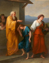 Abraham Driving Out Hagar And Ishmael By Angelica Kauffman