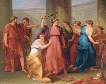 Achilles Discovered By Angelica Kauffman