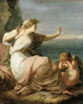 Ariadne Abandoned By Angelica Kauffman