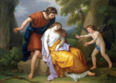 Cephalus With Procris And Cupid By Angelica Kauffman