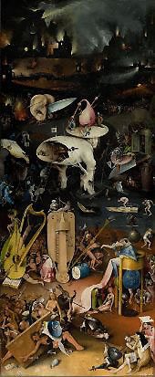 The Garden of Earthly Delights Panel 3 By Hieronymus Bosch