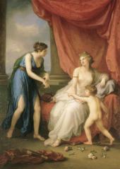 Euphrosyne Wounded By Cupid By Angelica Kauffman